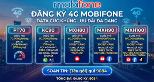 Tổng hợp các cú pháp đăng ký 4G MobiFone - Gói cước 4G MobiFone siêu ưu đãi