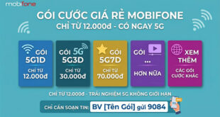 Gói cước giá rẻ MobiFone — Tổng hợp gói từ 12.000đ đến 70.000đ mới nhất 2026